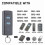 Télécommande de porte de garage pour HSE2-868/HS4-868 5