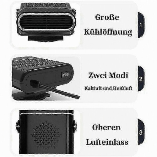 Riscaldatore per auto a 24 V, sbrinatore per parabrezza per camion e auto 1