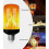 2pcs E27 LED Flame Light Bulb, 5W 4 Lighting Modes, Gravity Sensing, Energy Efficient, Indoor Outdoor Decorative 5