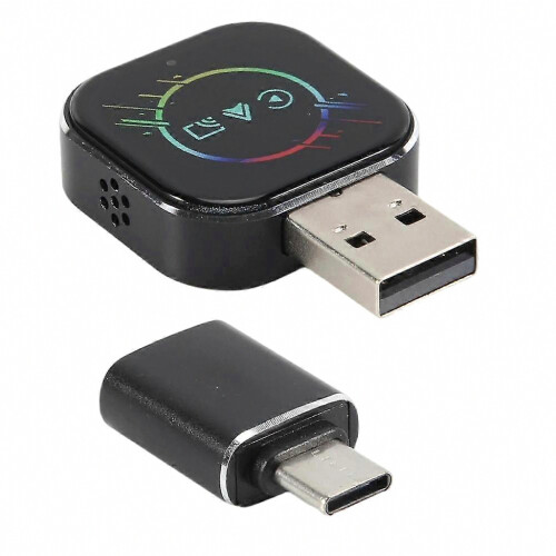 3-in-1 Wireless Carplay Adapter, Smart Mirror Link, Android Auto USB Dongle for Wired Carplay Conversion 2