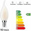Dimmable 4W E14 Filament Flame LED Bulbs, 10-Pack (Equivalent to Incandescent) 4