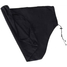 Leaf Blower Dust Bag, Oxford Cloth Yard Waste Bag with Drawstring, High Capacity Replacement Leaf Collector for Garden Cleaning, Black, 1 Pack