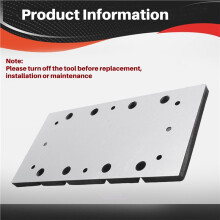 140441-9 Orbital Sander Pad Base for Base Plate Backing Pad BO3710 BO3711 Sheet Sander Spare Part Replacement