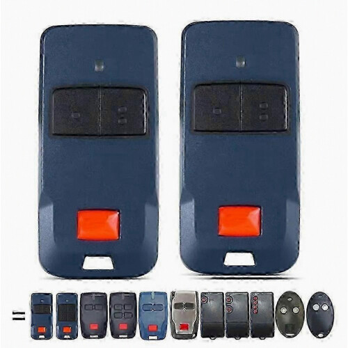 10-Pack 433.92MHz Rolling Code Garage Door Remote Control, 2-Button Handheld Transmitter, Compatible with BFT MITTO COOL C2 C4 Mitto2 M 2