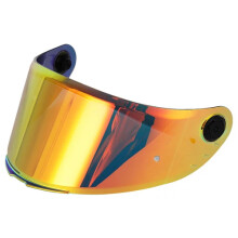 (REVO red-black) Replacement Motorcycle Helmet Visor, Iridium Revo Anti‑UV Scratch Resistant Helmet Shield Lens
