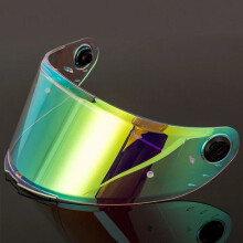 (REVO golden-clear) Replacement Motorcycle Helmet Visor, Iridium Revo Anti‑UV Scratch Resistant Helmet Shield Lens