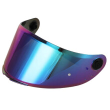 (colorful) Replacement Motorcycle Helmet Visor, Iridium Revo Anti‑UV Scratch Resistant Helmet Shield Lens