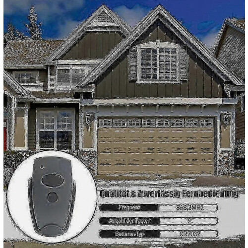 3 τεμάχια τηλεχειριστήριο πόρτας γκαράζ Marantec 868,3 MHz για χειριστήριο D302-868 D304 1
