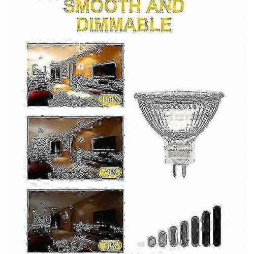 MR16 GU5.3 Halogen Bulb,12V 20W,Dimmable,2700K Warm White,12 Pack 2