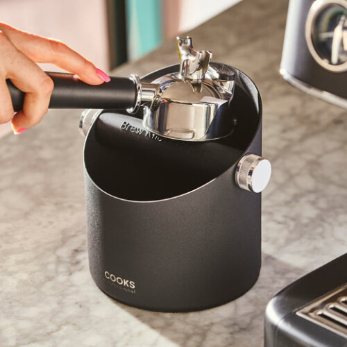 Cooks Professional (Black) Cooks Professional Steel Espresso Knock Box 2