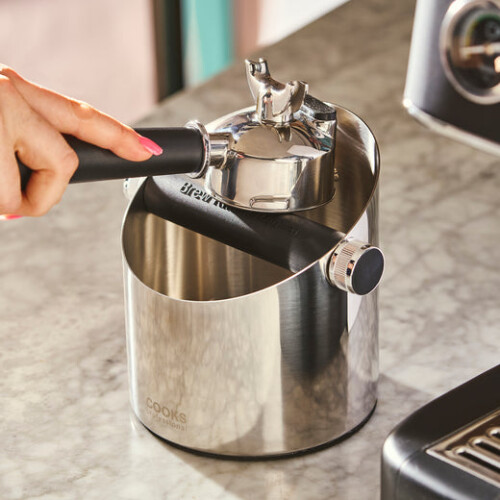 Cooks Professional (Silver) Cooks Professional Steel Espresso Knock Box 2