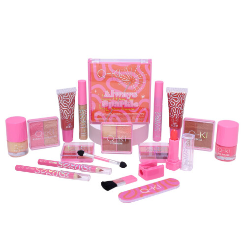 Q-KI Jingle & Glow Vanity Case Makeup Gift Set 2