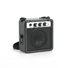 (black) 5W Mini Electric Guitar Amplifier, Portable Guitar Speaker Amp with Headphone Jack