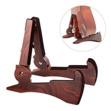 (Silver) ABS Folding Guitar Stand for Acoustic Classical Guitar Banjo, Portable Floor Stand