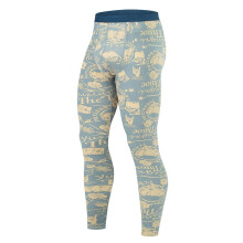 (3-pack, M) Men's Thermal Underwear Pants 3 Pack, Funny Northeast Floral Print, Warm Fleece Lined Long Johns for Winter