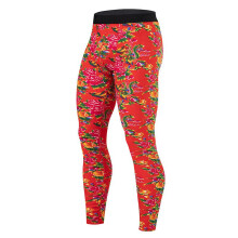 (3-pack, L) Men's Thermal Underwear Pants 3 Pack, Funny Northeast Floral Print, Warm Fleece Lined Long Johns for Winter