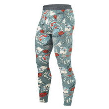 (3-pack, S) Men's Thermal Underwear Pants 3 Pack, Funny Northeast Floral Print, Warm Fleece Lined Long Johns for Winter