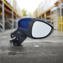 For Ford Fiesta MK7 2013-17 Right Driver Wing Mirror Blue Power Electric Heated