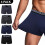 (4PCS, XL) Men's Boxer Briefs 4 Pack Solid Basic Athletic Underwear Big & Tall Breathable Trunks  XS-3XL 5