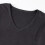 (Black, S) Men's Thermal Underwear Set Winter Solid V-Neck Base Layer Long Johns Soft 4