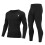 (Grey, S) Men's Thermal Underwear Set Solid Crew Neck Long Sleeve Base Layer Top and Bottom Winter Warm 2 Piece 4