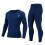 (Grey, S) Men's Thermal Underwear Set Solid Crew Neck Long Sleeve Base Layer Top and Bottom Winter Warm 2 Piece 5