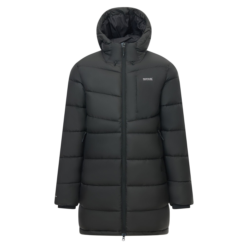 Regatta Men's Black Browen Padded Jacket - S - 70% Polyester/30% Recycled Polyester - Image 2