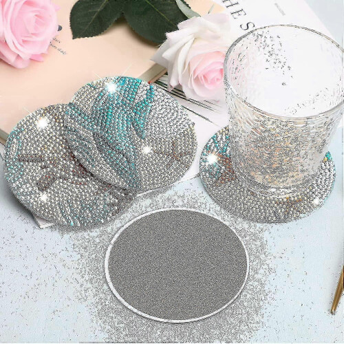 8pcs Ocean Diamond Coasters Kit 1