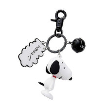 Snoopy Cartoon PVC Key Ring Pendant