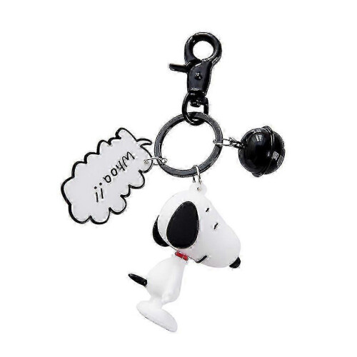 Snoopy Cartoon PVC Key Ring Pendant
