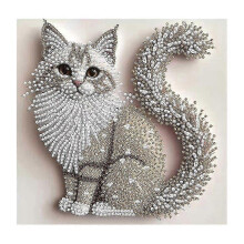 Lustrous Round Bead Art Canvas Kit