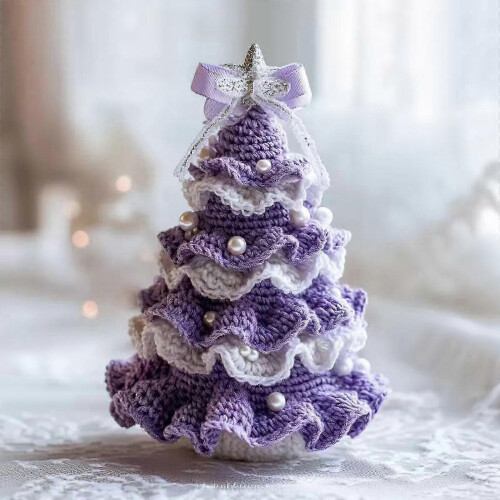 Compact Crochet Christmas Ornament Kit for Adults 1