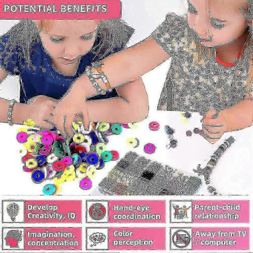 24-Compartment Clay Beading Craft Kit