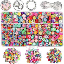 990-Piece Polymer Clay Beads Kit