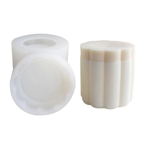 Storage Box with Lid Silicone Mold Melt Aromatherapy Making Cupcake 1