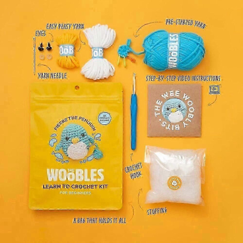 All-in-One Beginner Crochet Animal Kit 1