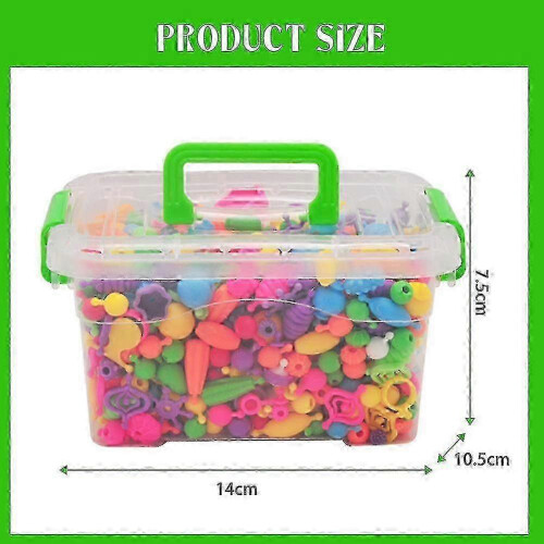 188pc Smooth-Touch Pop Beads Craft Set 2