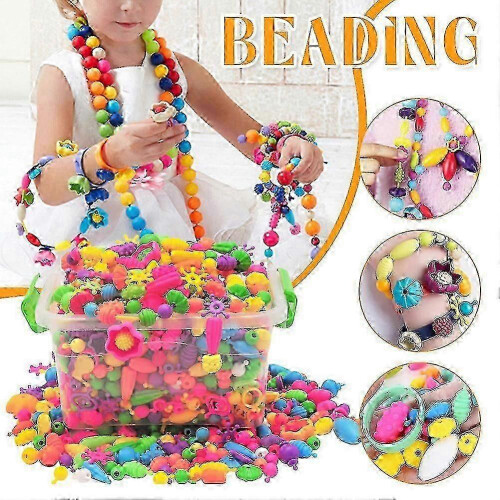 Colourful Pop Beads Jewellery Kit 1