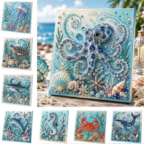 Pearl Ocean Art Kit 20x20cm 1