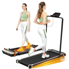 Loopband - AKLUER - Akluer 520A-B - Compact en opvouwbaar - LED-scherm - 5 snelheden en voetmassage