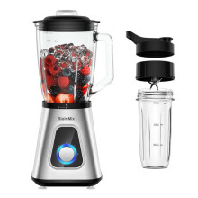Mixeur BioloMix 701 verre 1300W, bol 1,5L, kit perso, idéal boissons fruits surgelés, sauces