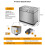 BioloMix 19-in-1: RVS broodmachine 1kg, 650W, programmeerbaar, 3 broodformaten, notendispenser 6