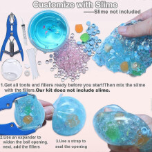 15PCS Transparent Stress Ball Kit