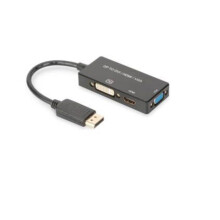 Digitus AV Convertitore AK-340418-002-S [DisplayPort - HDMI, DVI, VGA] 3840 x 2160 Pixel