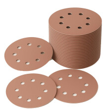 LESNIC 800 Grit Sanding Discs 50 Pcs, 125mm 8 Holes Hook and Loop Sandpaper