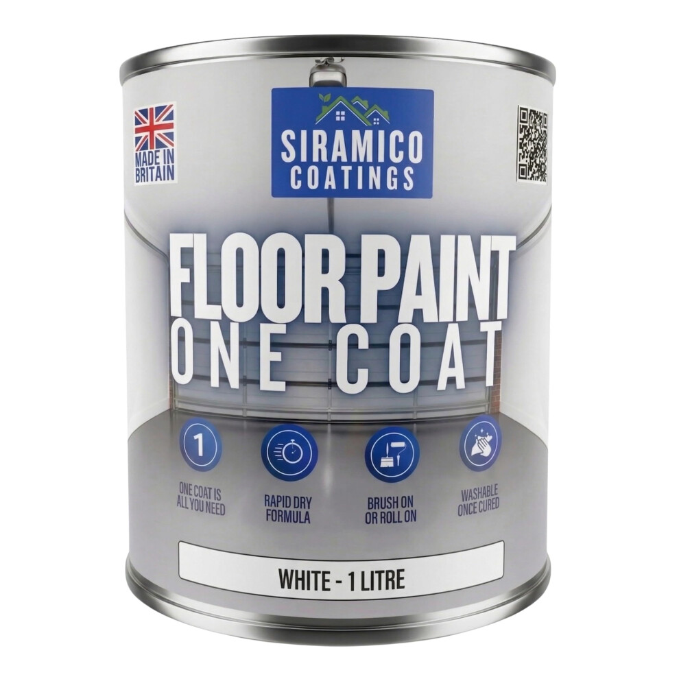 Siramico Coatings One Coat Anti-Slip Floor Paint - White - Image 3