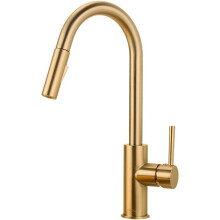 Gold Kitchen Faucet All Copper Pull Out, Hot and Cold Retractable Rotatable Basin Faucet, Easy to Use and Store, Great Value for Everyday Use