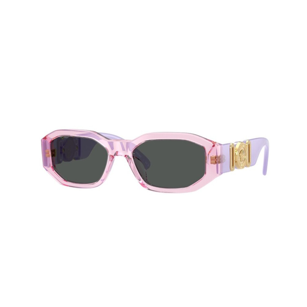 Versace Grey Kid Vk4429u 552687 Sunglasses Acetate Violet Geometric Normal - Image 4