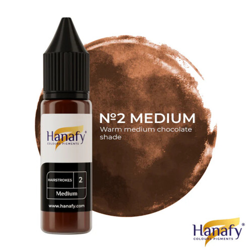Hanafy Eyebrow Pigment Hairstrokes No.2 – Medium