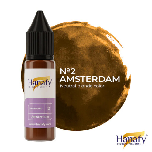 Hanafy Mineral Pigment for Eyebrows No.2 – Amsterdam